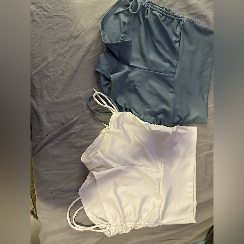 cinched booty shorts